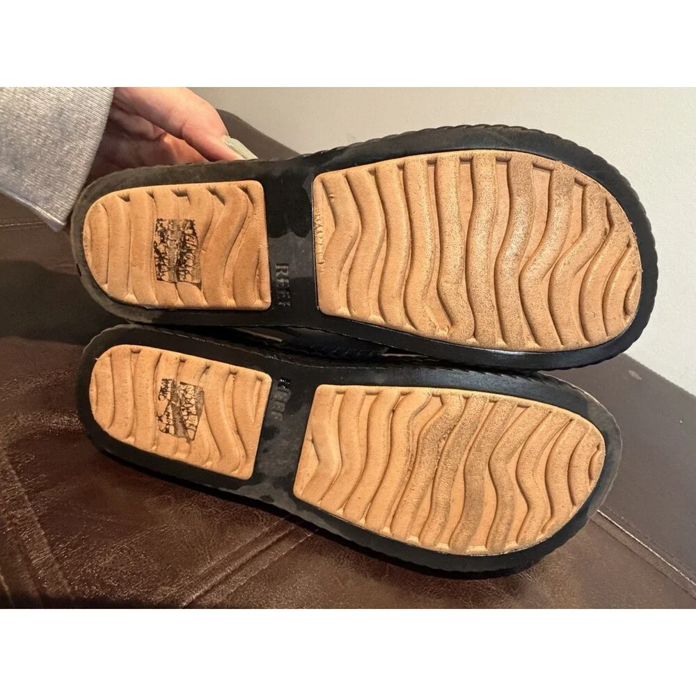 Reef Water Vista Black Adjustable Strap Women’s Sandals Size 8 - Picture 5 of 6